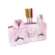 Пенал Cool For School плюшевый 1 отделение розовый (CF87068) - изображение 2