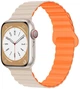 Ремінець Drobak Silicone Magnetic Link для Apple Watch Series 10 / 11 42mm Starlight orange (898956) - зображення 1
