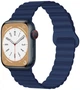 Ремешок Drobak Silicone Magnetic Link для Apple Watch Series 10 / 11 46mm / Ultra 2 / Ultra 3 Midnight Blue (898959) - изображение 1