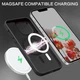 Противоударный чехол Space MagSafe iPhone 15 (матовый) Black (37928-2B) - изображение 3