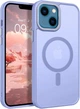 Противоударный чехол Space MagSafe iPhone 15 Plus (матовый) Lilac (37929-3B) - изображение 1