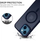 Противоударный чехол Space MagSafe iPhone 14 (матовый) Blue (37925-28) - изображение 2