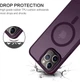 Противоударный чехол Space MagSafe iPhone 11 Pro (матовый) Violet (37921-2F) - изображение 2
