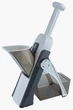 Универсальная овощерезка для овощей, фруктов с контейнером TS Kitchen Mandoline safe slice Серая brava-s - изображение 5