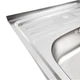Кухонная мойка из нержавеющей стали Platinum САТИН 5060 (0,7/160 мм) - изображение 5