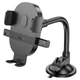Автомобільний тримач Hoco H20 Mighty one-button car holder (windshield) Black - изображение 2