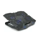 Подставка под ноутбук IceCoorel K5, 10-15", 1*125mm 1400±10% RPM + 4*70mm 2500±10 %RPM, корпус пластик+алюминий, 2xUSB2.0, 365x297x30mm, Blue,Box, Q18 - изображение 1