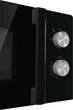 Микроволновая печь 17 л Соло Gorenje MO 17 E1BH СВЧ 700 Вт, 5 уровней мощности для приготовления, очистка паром, эмаль черный (25.5 см поворотный стол) - изображение 6