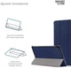 Чехол книжка Good case для Samsung Galaxy Tab S6 Lite P610 Blue - изображение 3