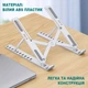Подставка для ноутбука UFT T53P складная из ABS пластика White (UFTT53PW) - изображение 5