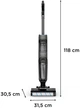 Миючий акумуляторний пилосос для твердої підлоги Rowenta X-CLEAN 4 GZ5035WO - зображення 11