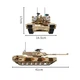 Конструктор детский игровой военный танк M1A2 Abrams на 1630 деталей - изображение 3