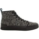 Високі кеди TOMS TRVL Lite High Top Color: Black Melange Knit US9 EU42 27CM - зображення 2