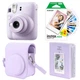 Набір камера Fujifilm Instax Mini 12, Фотопапір 20шт, Чохол, Фотоальбом 64 фото Фіолетовий (Подарункове пакування) - зображення 2