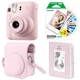 Набор камера Fujifilm Instax Mini 12, Фотобумага 20шт, Чехол, Фотоальбом 64 фото Розовый (Подарочная упаковка) - изображение 2