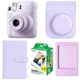 Подарочный комплект Fujifilm Instax Mini 12 Lilac Purple с фотоаппаратом, чехлом, альбомом на 108 фото, плёнкой и фоторамкой (Подарочная упаковка) - изображение 1