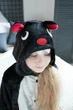 Піжама кігурумі Kigurumi для дівчинки Кажан Чорний на зріст 120-130 см (205641) - зображення 6
