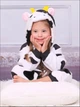 Пижама кигуруми Kigurumi для девочки Бык Корова Белый на рост 155-165 см (204841) - изображение 2