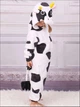 Пижама кигуруми Kigurumi для девочки Бык Корова Белый на рост 155-165 см (204841) - изображение 3
