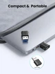 Адаптер Type C Female на Type A Male Ugreen US701 USB 3.0, конвертер для швидкої зарядки та синхронізації, сумісний з iPhone 14 Pro Max, Galaxy S24, Pixel 9, MacBook Air, iPad Black (45275) - зображення 6