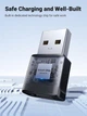 Адаптер Type C Female на Type A Male Ugreen US701 USB 3.0, конвертер для швидкої зарядки та синхронізації, сумісний з iPhone 14 Pro Max, Galaxy S24, Pixel 9, MacBook Air, iPad Black (45275) - зображення 9