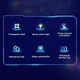 Бездротова клавіатура з мишею для пк та планшетів iPad & Tab KB333 Bluetooth USB 2.4Гц RGB Білий Прозорий - зображення 7