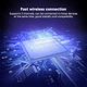 Бездротова клавіатура з мишею для пк та планшетів iPad & Tab KB333 Bluetooth USB 2.4Гц RGB Білий Прозорий - зображення 10