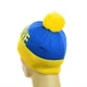 Зимняя шапка с помпоном Ukraine (one-size) Желто-голубой - изображение 2