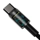 Кабель Baseus Tungsten Gold Type-C to Type-C 100W 1m 20V 5A для швидкої зарядки - зображення 8