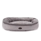 Лежак для собак Harley and Cho Donut Soft Touch Gray L 90 х 70 см - изображение 1
