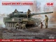 Сборная модель ICM Леопард 2А6 ВСУ с экипажем 35013 - изображение 2