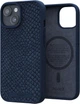Чехол-накладка Njord Salmon Leather MagSafe Case Blue для iPhone 15 (NA51SL01) - изображение 1