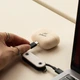 Кабель для зарядки та передачі даних Native Union Pocket Cable USB-C to USB-C Sandstone - зображення 3