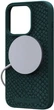 Чехол Njord Salmon Leather MagSafe Case для iPhone 15 Pro Зеленый (NA53SL02) - изображение 9