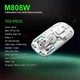 Мышь MARVO Wireless Mouse M808W |2.4G/BT5.1, 1000-1600dpi| - изображение 7