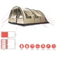 Палатка Grand Canyon Helena 6 Mojave Desert (330033) + Чехол - изображение 5