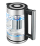 Электрочайник HOCO Kitchen high boron glass electric kettle HA01A |1.8L| прозрачный - изображение 1