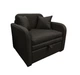 Крісло-диван Tobi Sho Юніор-0.9 розкладне м'яке для підлітків велюр Magic Grafite, 1080х800х800 мм - зображення 1