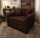 Диван прямий Tobi Sho Юніор-1.2 розкладний м'який велюр Magic Dark Brown, 1380х800х800 мм - зображення 1