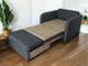Диван для гостиной Tobi Sho Юниор-1.4 раскладной мягкий велюр Magic Dark Grey, 1580х800х800 мм - изображение 3