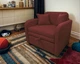 Кресло раскладное мягкое Tobi Sho Юниор-0.7 для детей велюр Magic Terracotta, 880х800х800 мм - изображение 1
