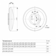 LED Светильник накладной 24W 230V 1800lm 4000K IP54 круглый 270х65мм розовое золото [LDPB0-3205-24-4000-K01] ДПБ 3205 UEC - изображение 2