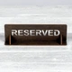 Резерв стола RESERVED 50х200х60мм - изображение 2