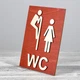 Табличка WC 200x150мм - изображение 2