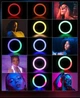 Студийный свет, кольцевая лампа NNHQ-10 RGB (30см) - изображение 1