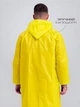 Дождевик плащ водонепроницаемый One Size унисекс универсальный EVA Yellow + Подарок резиновые чехлы на обувь большие - изображение 5