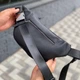 Кожаная мужская сумка нагрудная бананка слинг Grand leather - изображение 7