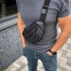 Кожаная сумка через плечо бананка SKL 2.0 leather - изображение 3