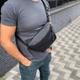 Кожаная сумка бананка через плечо мужская SKL 1.0 leather - изображение 4