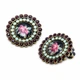 Серьги-клипсы "Изысканный блеск" с эмалью и кристаллами Swarovski от Michal Negrin - изображение 1